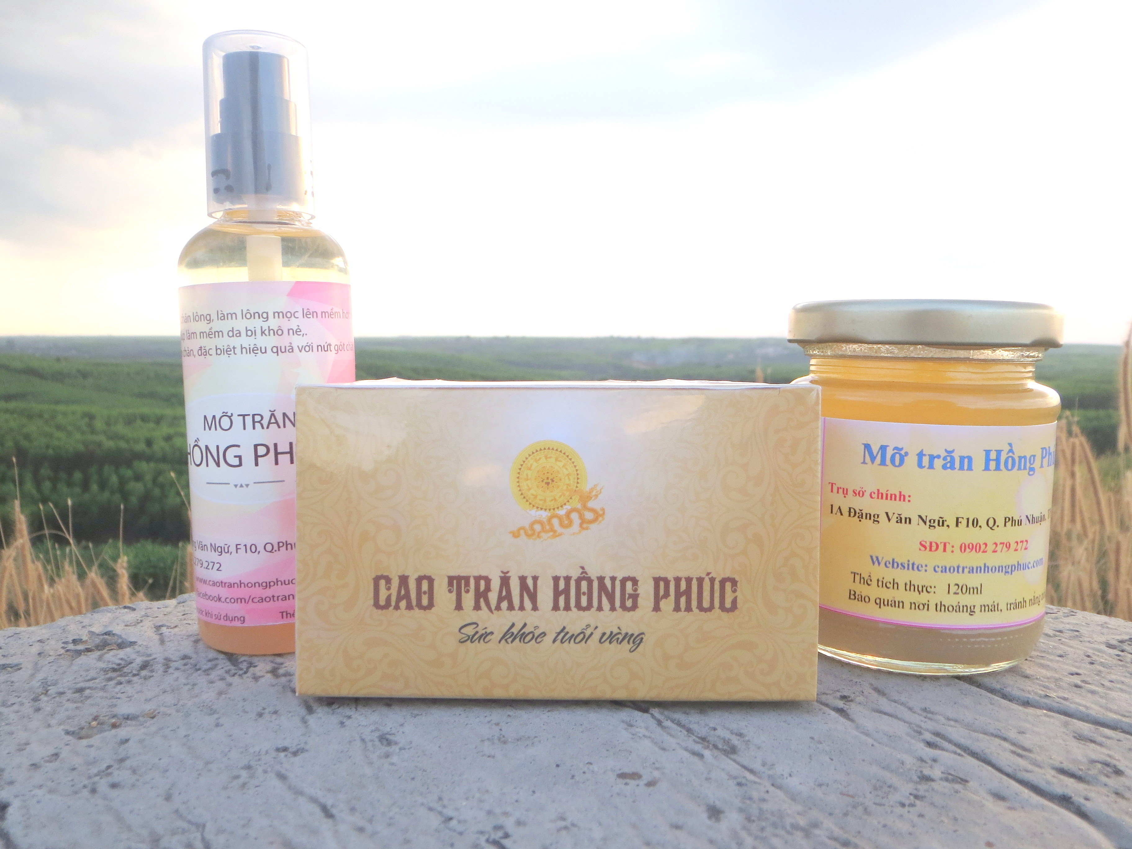 Các sản phẩm của mỡ trăn Hồng Phúc